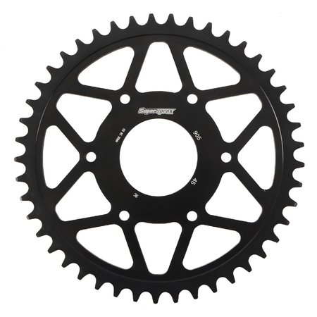 SUPERSPROX Edge Steel Sprocket Black for Husqvarna Svartpilen 401 18 RFA-905-45-BLK